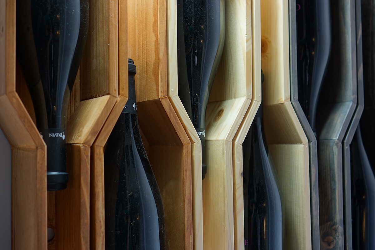 industrial restaurant wine Interior designer architect wood