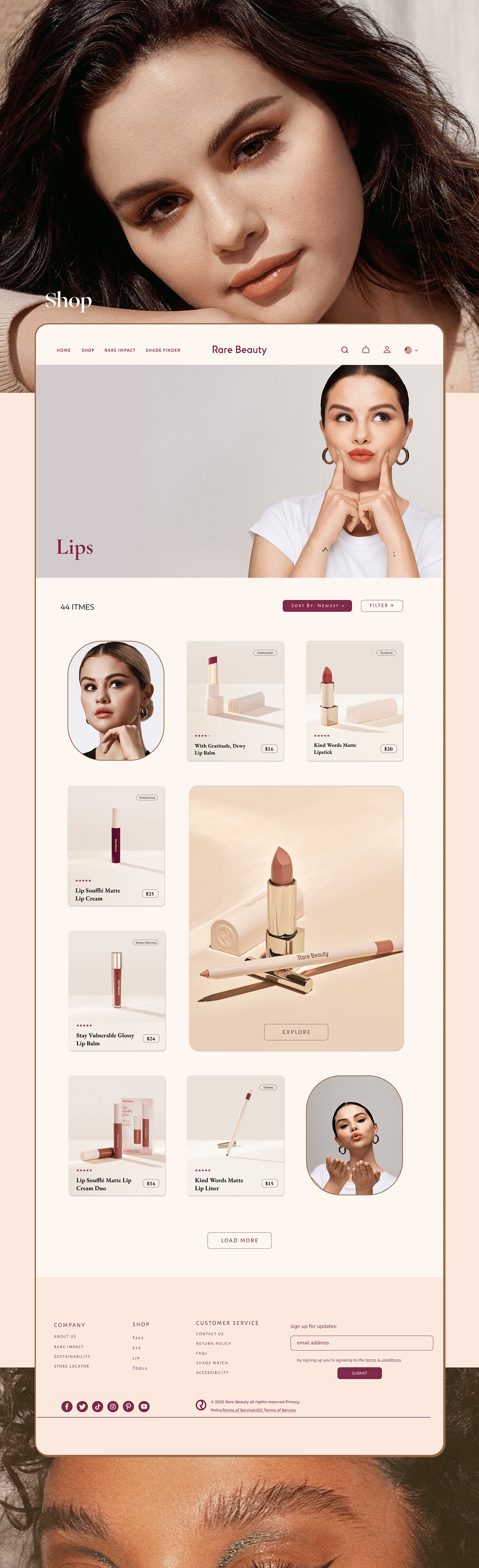 Adobe Portfolio Advertising  beauty design Figma marketing   photoshop UI/UX Web Design  Website