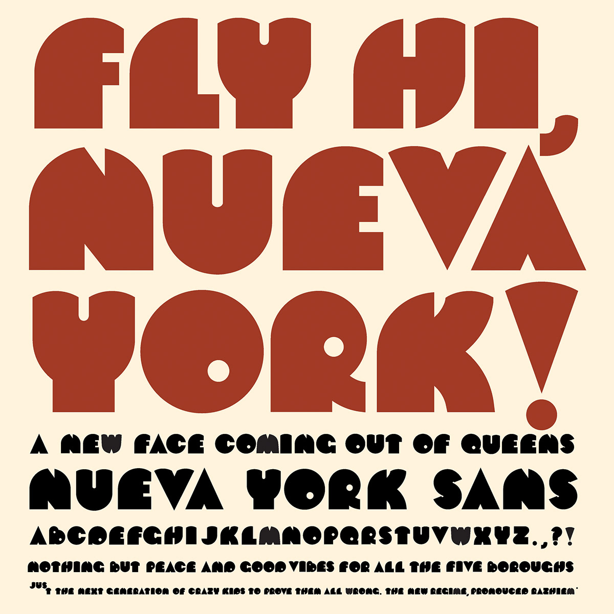 Typeface font type design typeface design type nueva york New York sans sans-serif