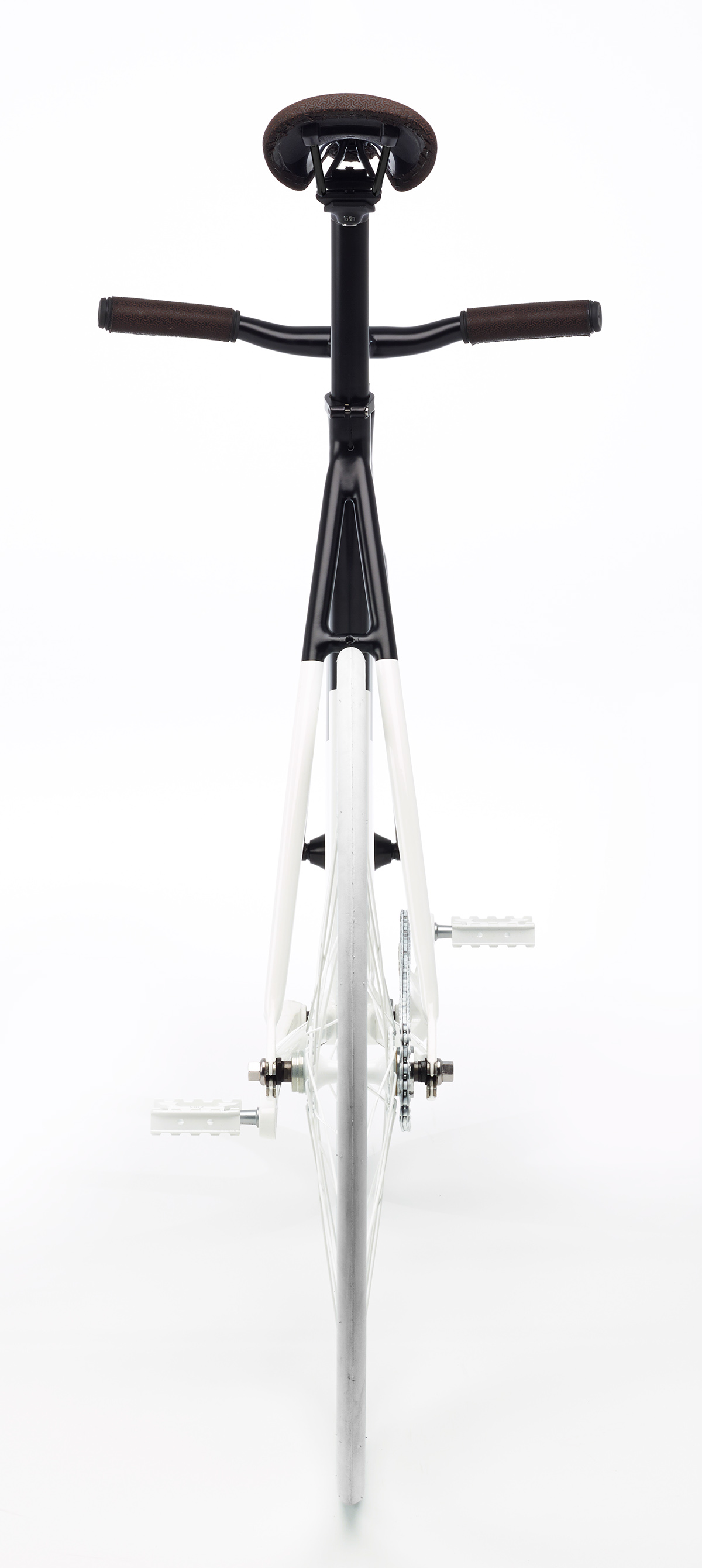 fixie fixedgear fixed Custom Bicycle black White Lasercut engraving pattern futuristic pure less core