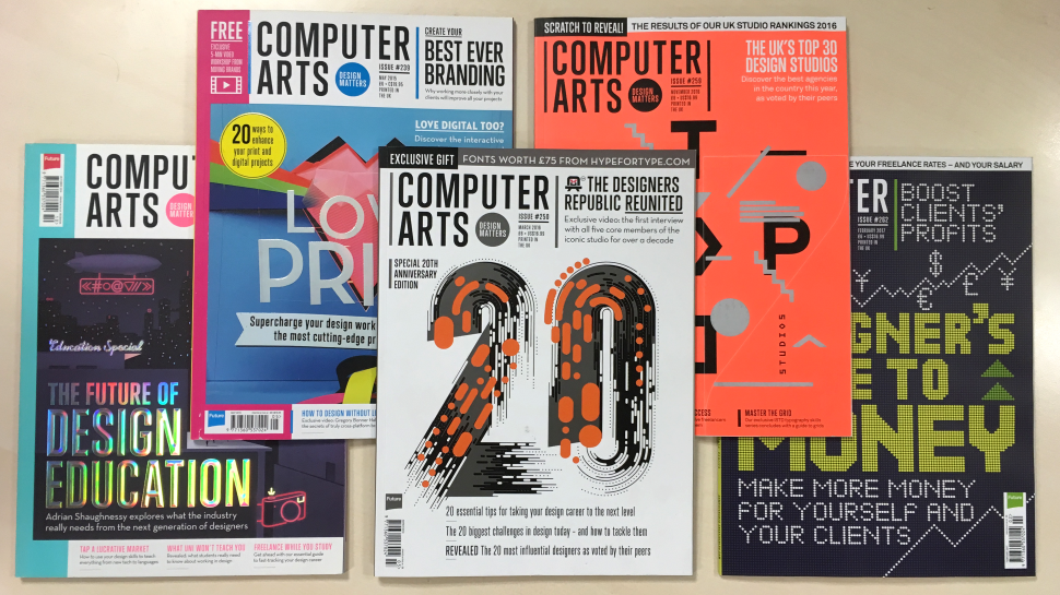 cover editorial Computer arts Competition glow ink magazine phosporescent graphic design 