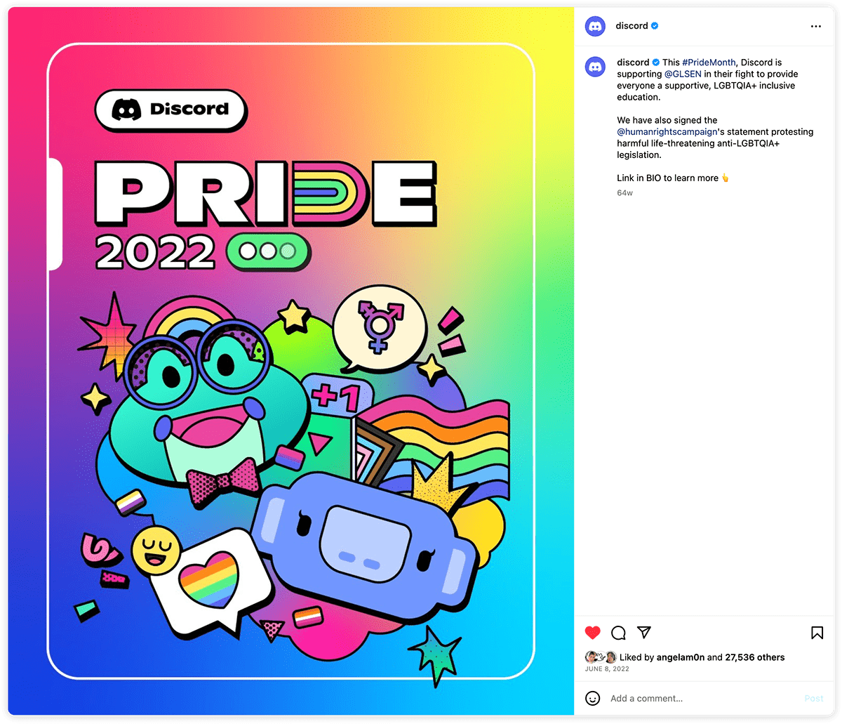 discord illustra pride pride month Adobe Portfolio