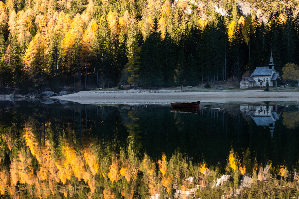 Adobe Portfolio Italien Italy südtirol South-Tirol dolomiten dolomites Spiegelungen reflections mountains lake mirror Spiegel herbst autumn berge Seen