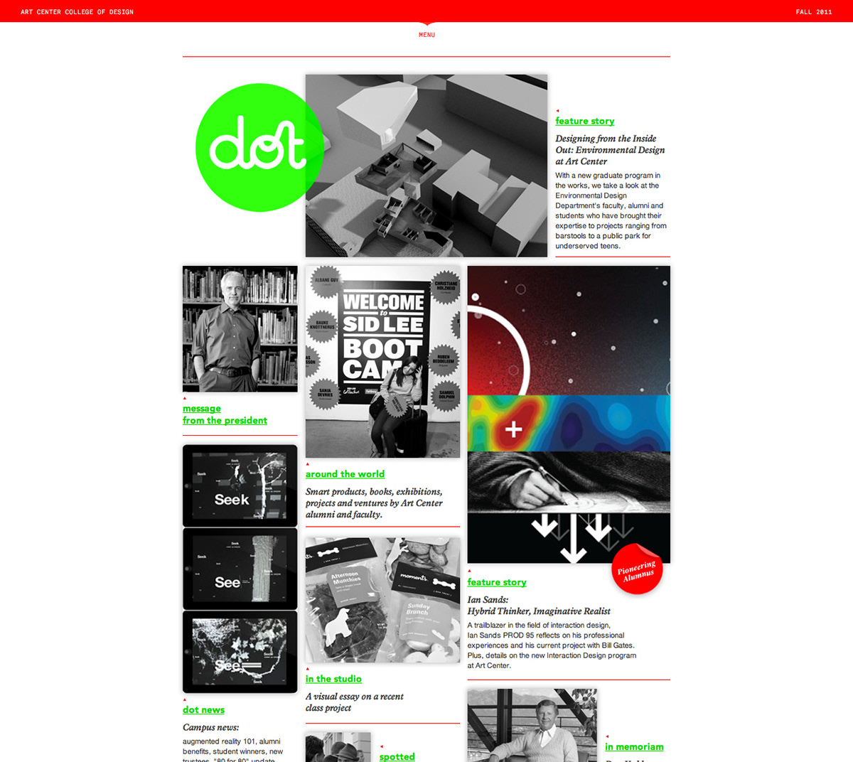 Dot Magazine Web Art Center