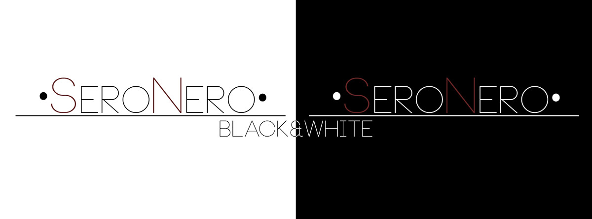 Black&white black White high-res SeroNero