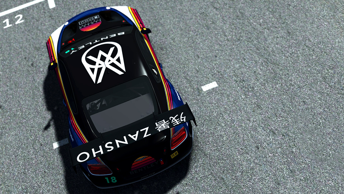 Adobe Portfolio branding  design Livery car design rfactor 2 simracing Racing