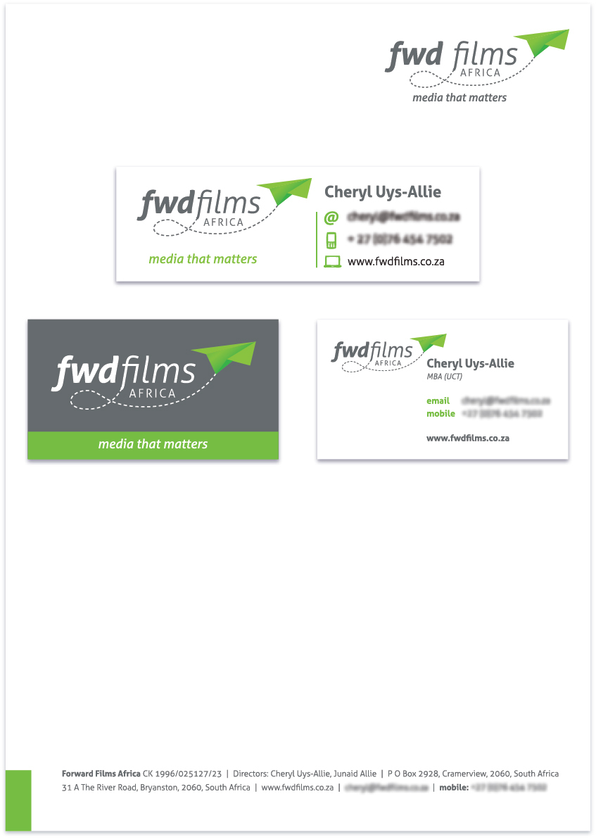 Logo Design business card letterhead Website film logo