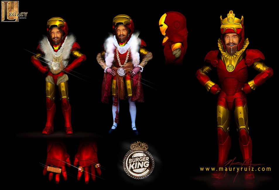 commercial puppets Muppets Nike Burger King  dr pepper captain morgan legacy effects maury ruiz mauricio ruiz concept art