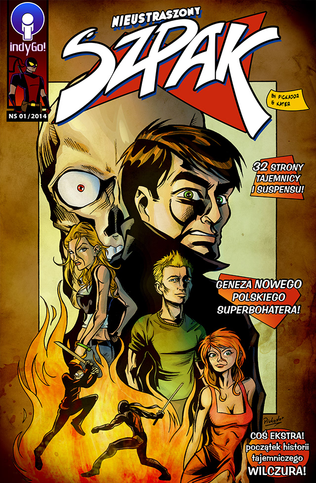 comic komiks SuperHero warszawa polski superbohater cover comicbook starling Graphic Novel