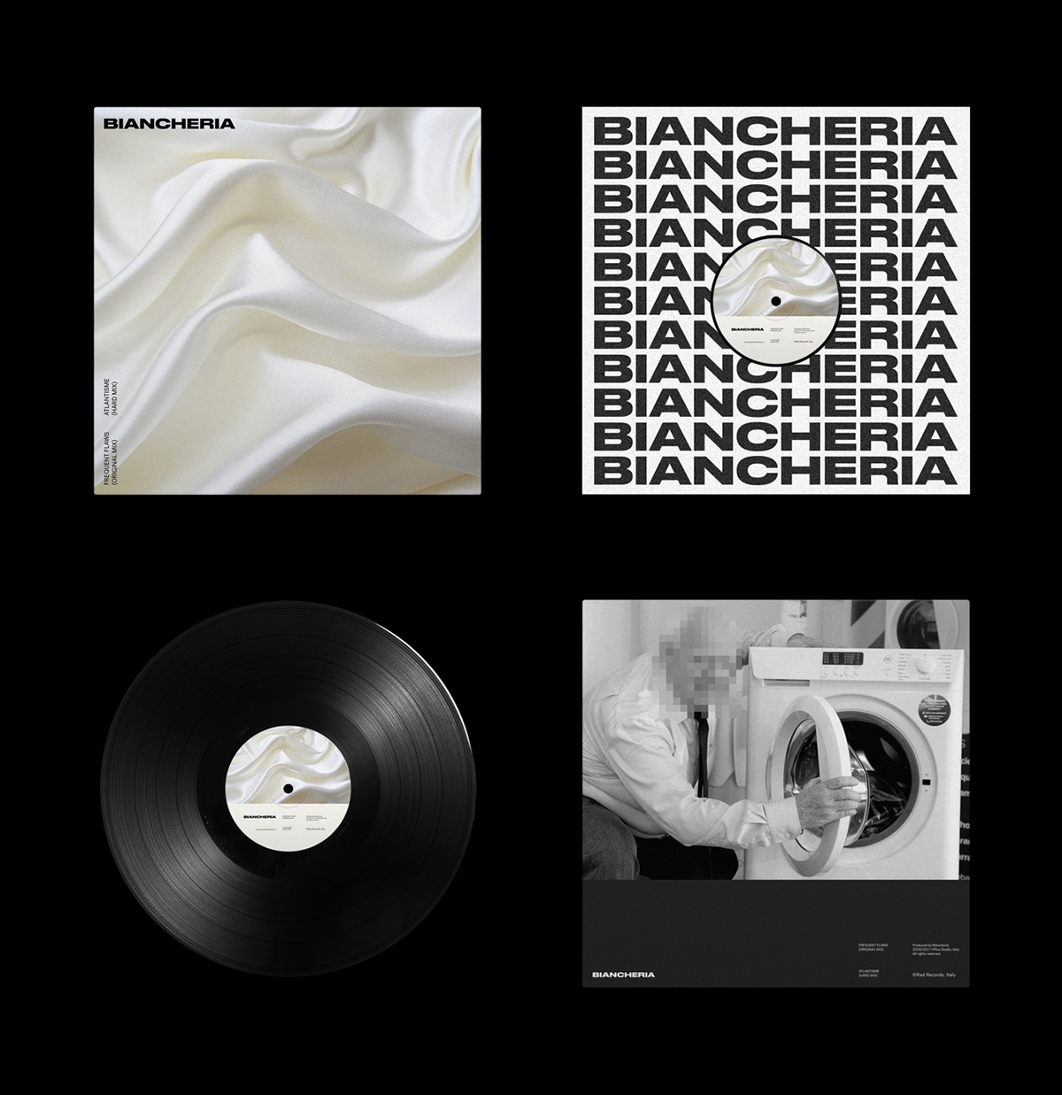 graphic typography   Packaging music artwork grafik dj techno Album modernist