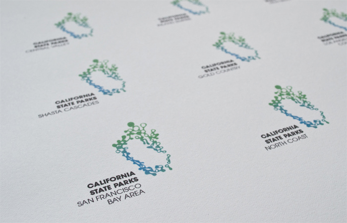Rebrand  logo  parks California