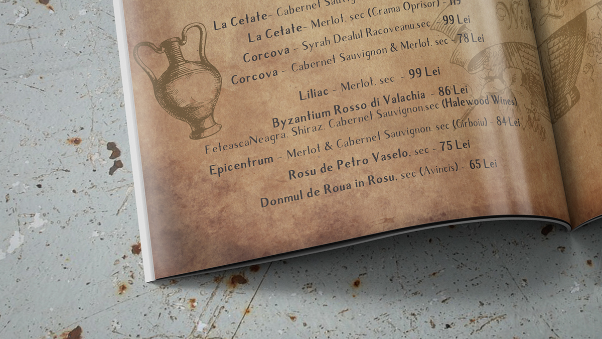 submarine menu design vintage map deep drink