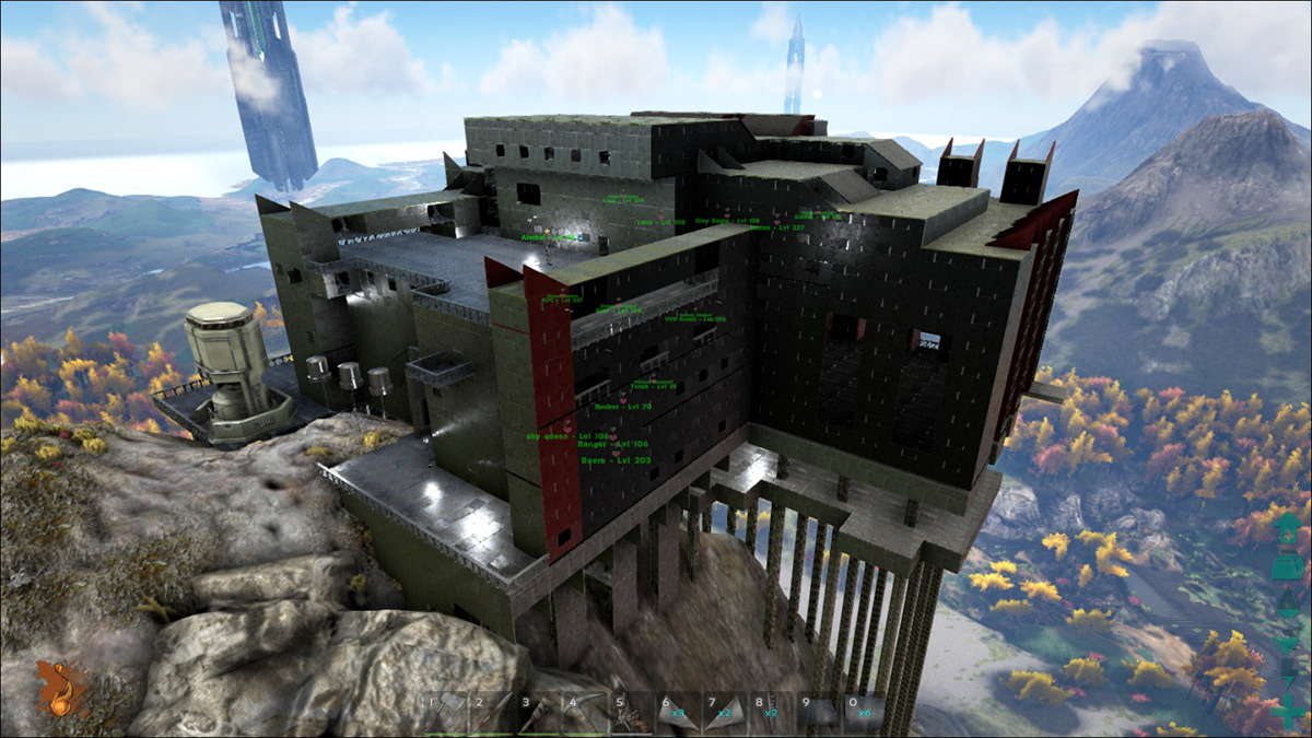 Level Design Player Building User Generated Content Ark Evolved In-Game Set Building