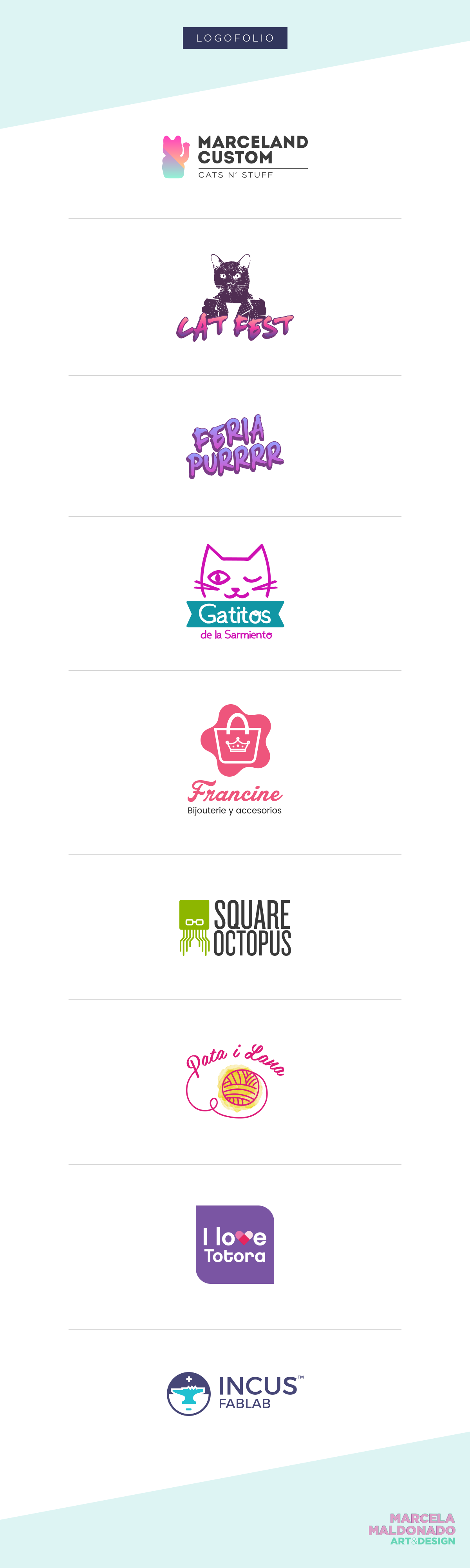 Logotype social media cats