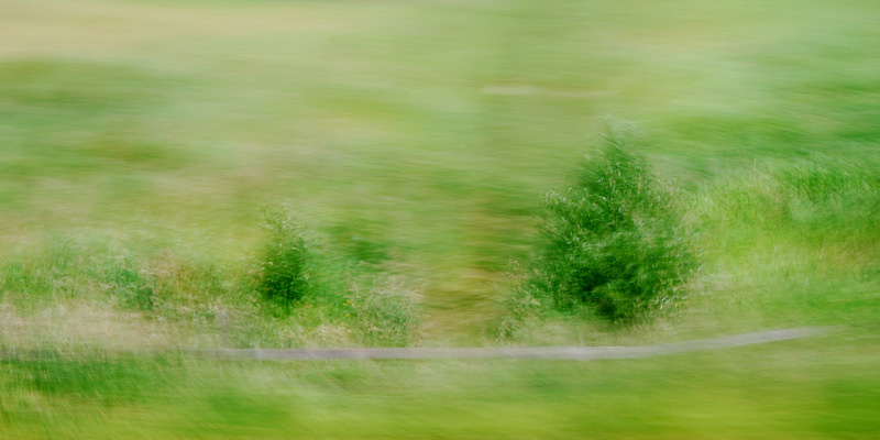 Landscape train railjet austria motion blur