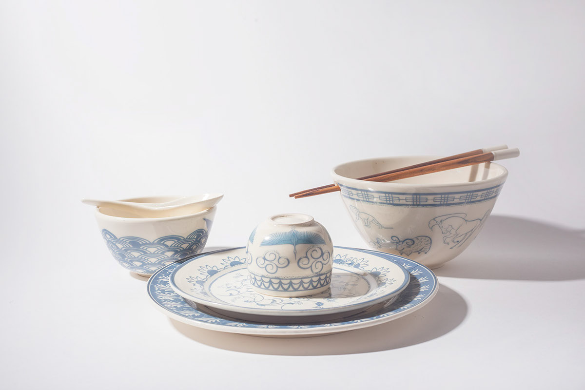 chinese dining set ceramic porcelain design