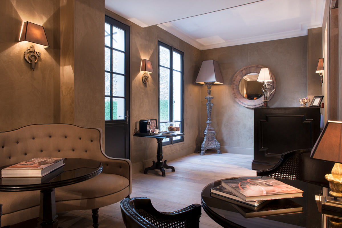 villa glamour Luxury Hotel confidential address Paris france Trocadero romance hotels