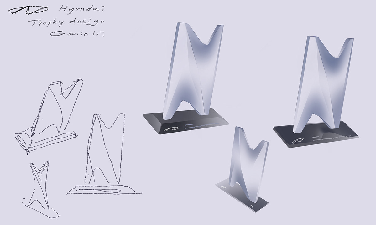 cardesign concept design DesignWorks Fashion  Form trophy