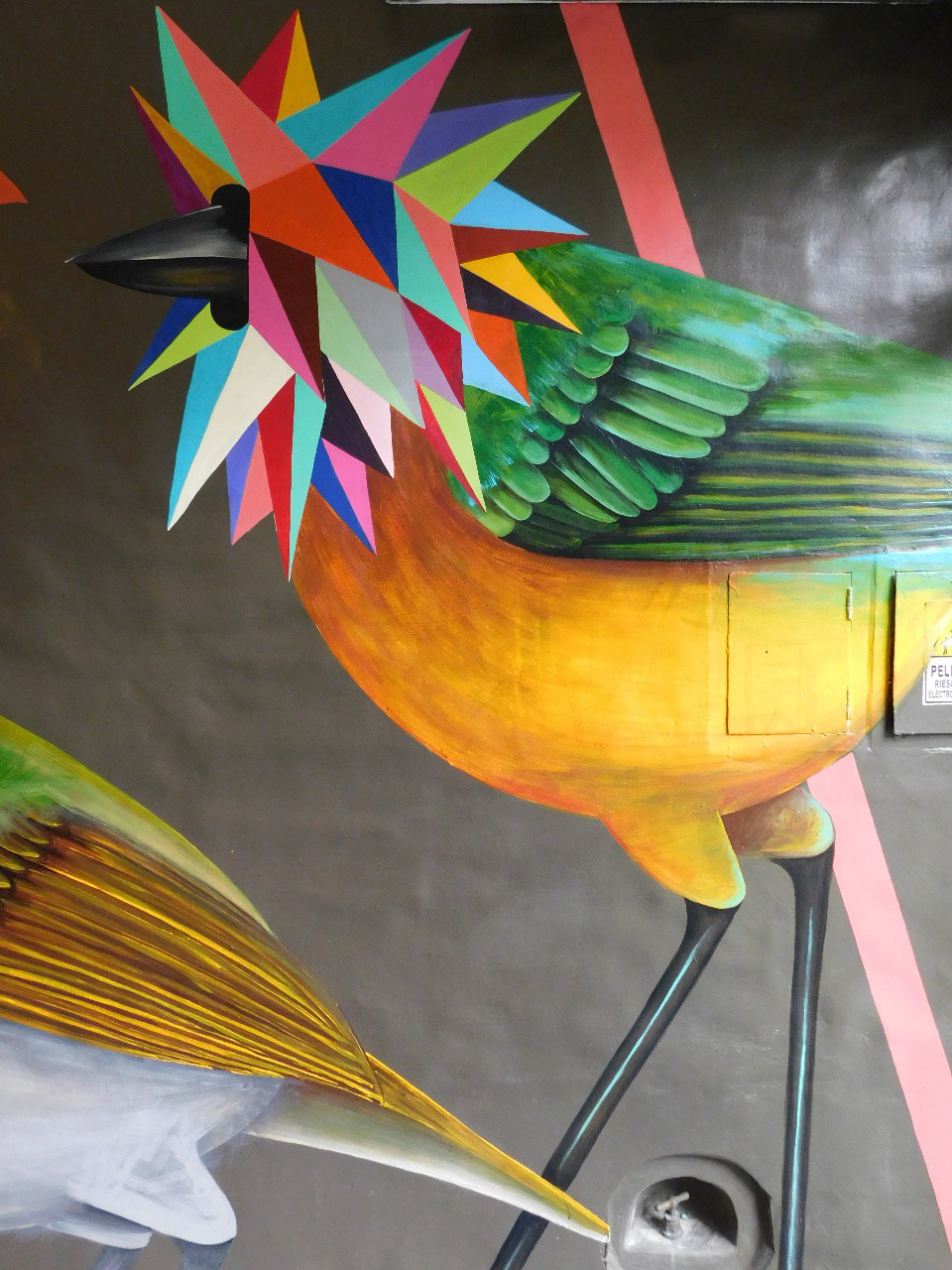 art arte artwork bird design diseño libre Mural wall art