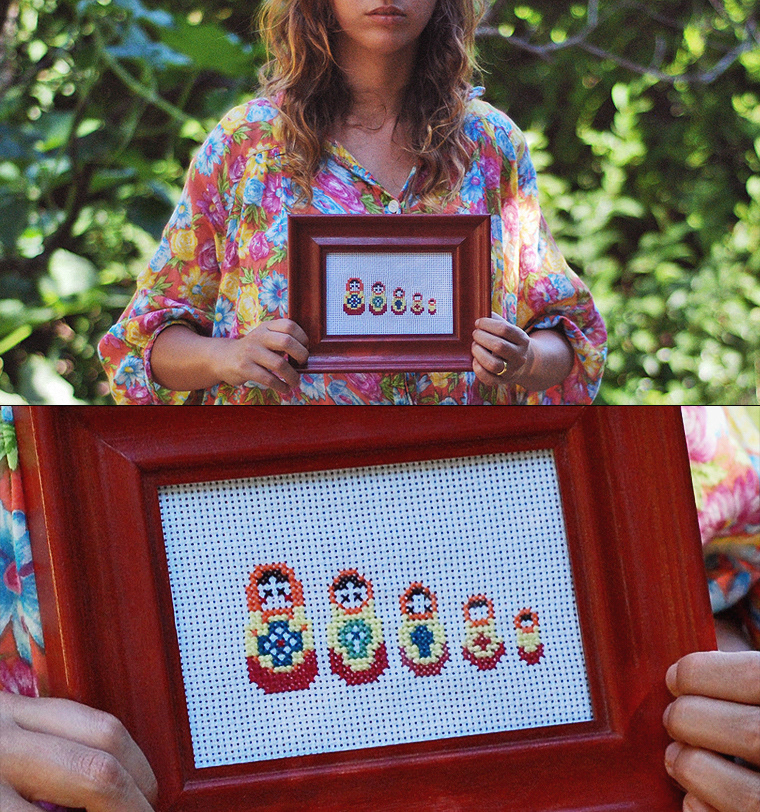hand stitched craftwork cross stitch portraits pixel portrait frame artwork thread Needle Embroidery handmade Collection Icon icon set
