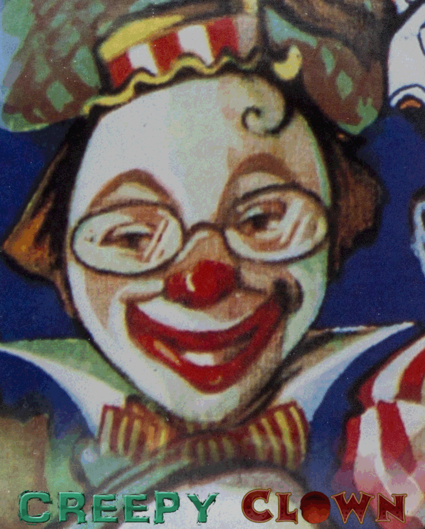 creepy clown scary clown Horror Clown Horror novel clown horror novel Scary Stories paranoid conspiracies vance mellen novel Adobe Portfolio