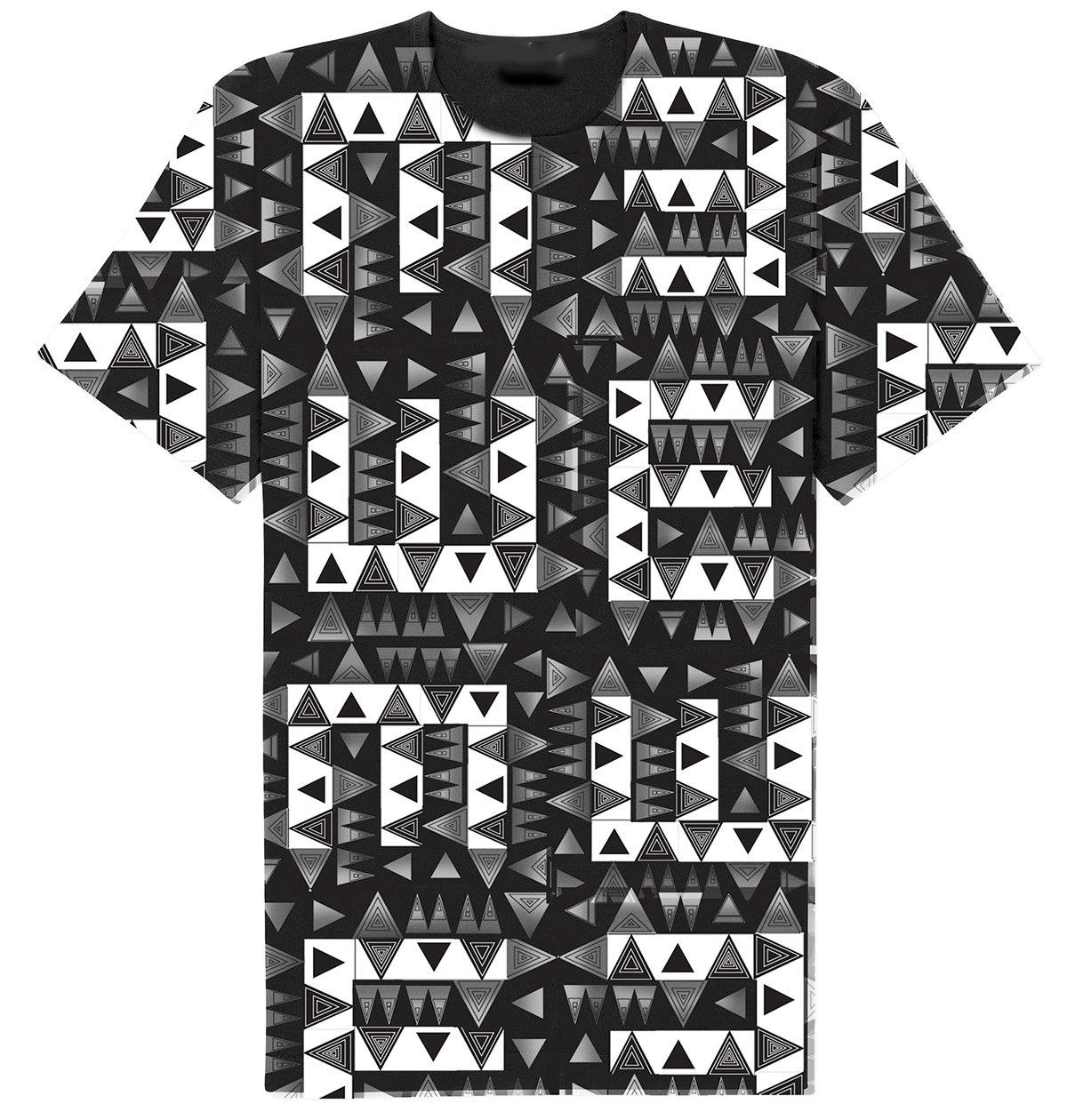 tribal pattern Colourful tee's topman trends modern internship graphics Illustrative t-shirts long sleeve