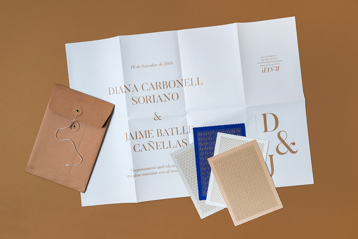 wedding identity print invitations premium elegant bespoke postcards