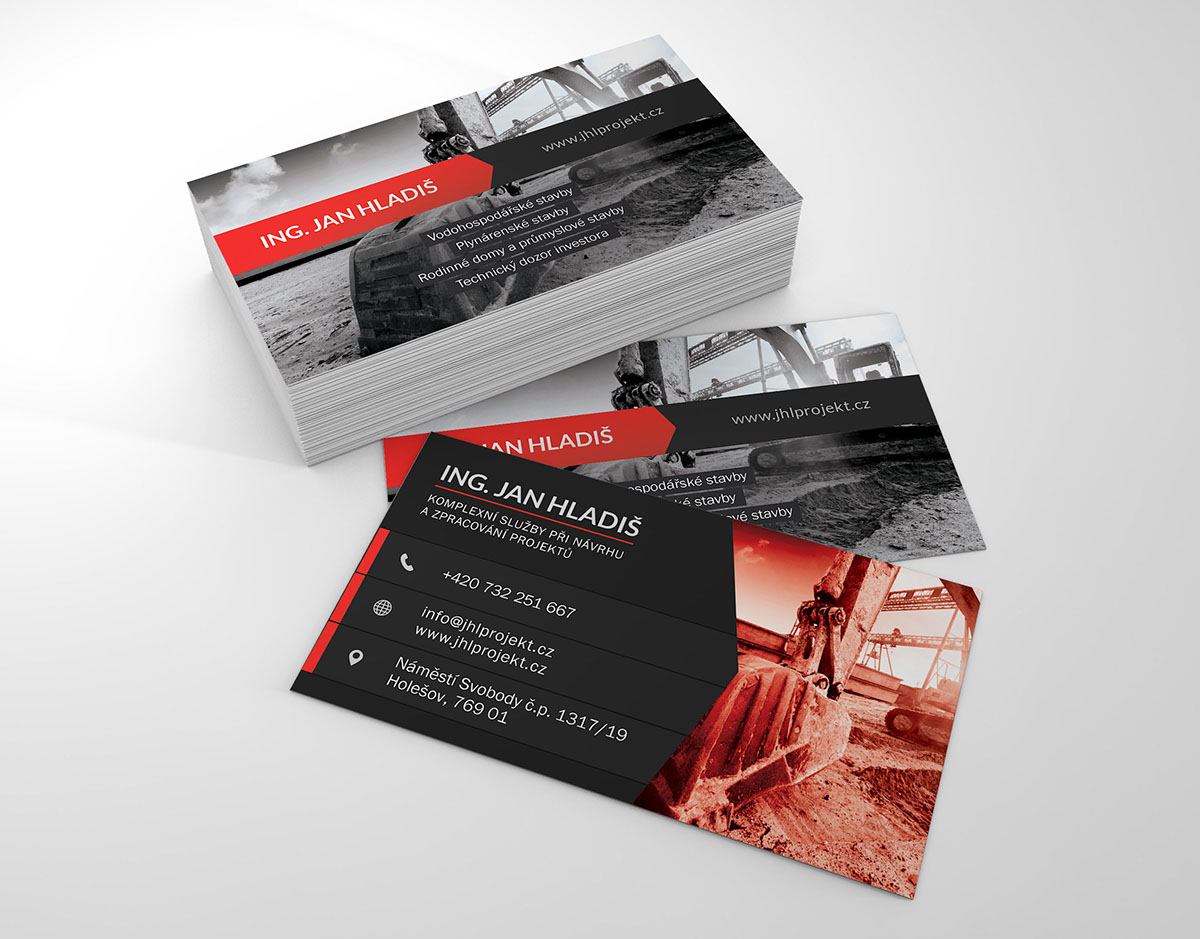 digging business card project engineer