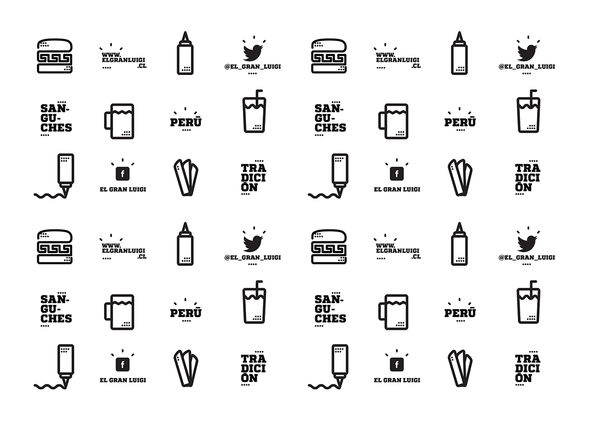 brand Icon design peru peruano chile logo Identidad Corporativa marca restaurant restaurante Food  isotype comida rápida comida