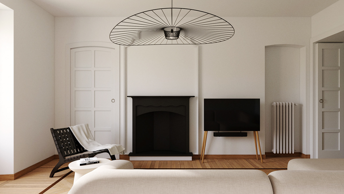 interior design  living room Render vray modern visualization architecture 3D archviz CGI