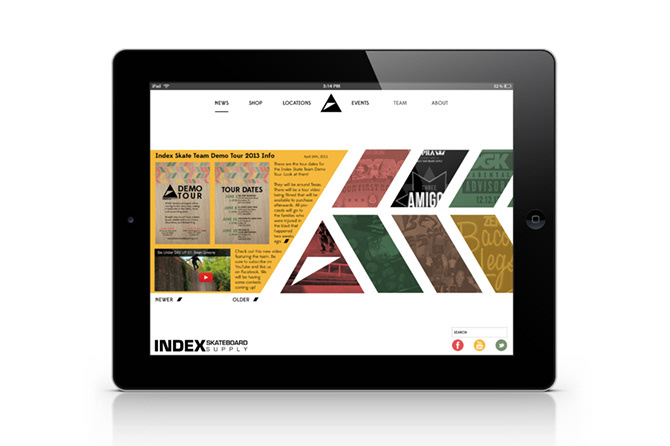 skateboarding  skate  logo  deck  design  index  web  ipad  geometric  triangle