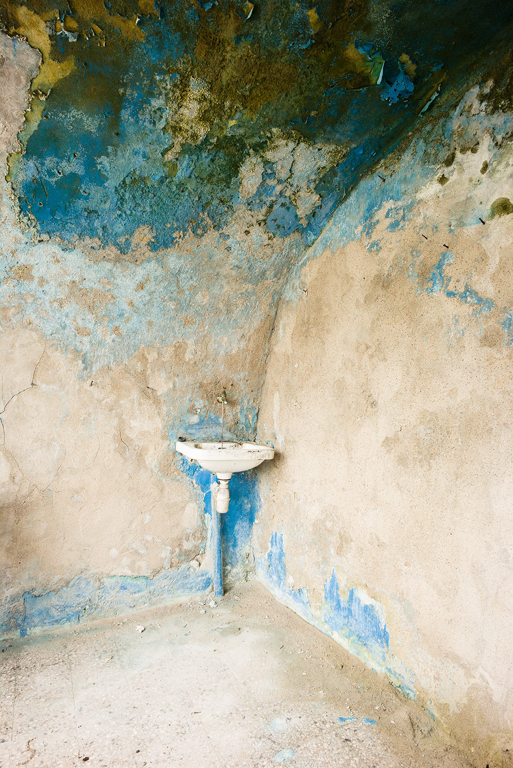 Abandoned House with Sink, Mani, Greece