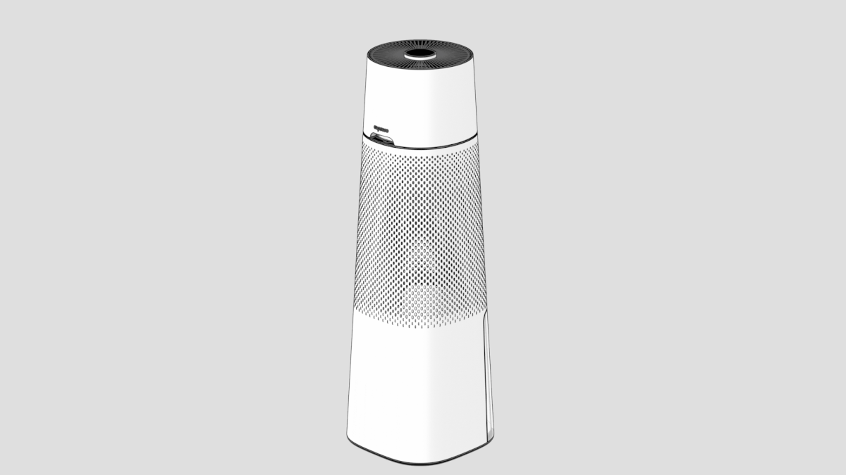 air purifier capsule corona virus COVID19 hospital concept modeling product rendering sketch coffeemachine filter hepa Air Pollution home appliance virus