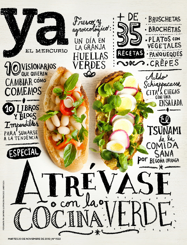 REVISTA YA // Portada Especial Cocina Verde on Behance