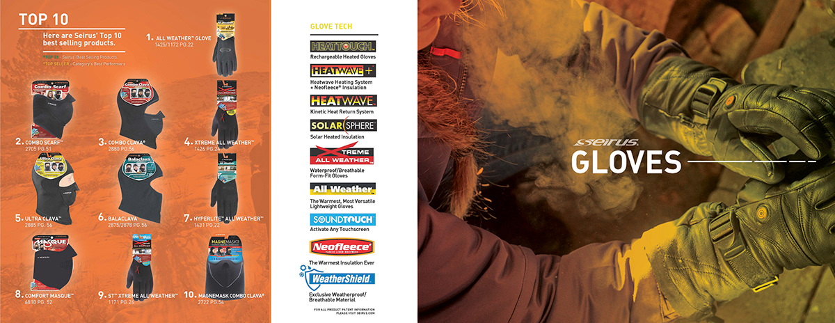 Adobe Portfolio catalog Layout InDesign magazine Ski snow snowboard accessories print publication