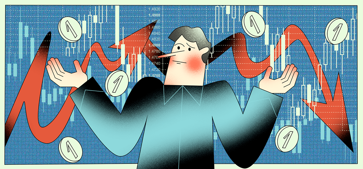 Bank business Character design  digital illustration finance Investment money