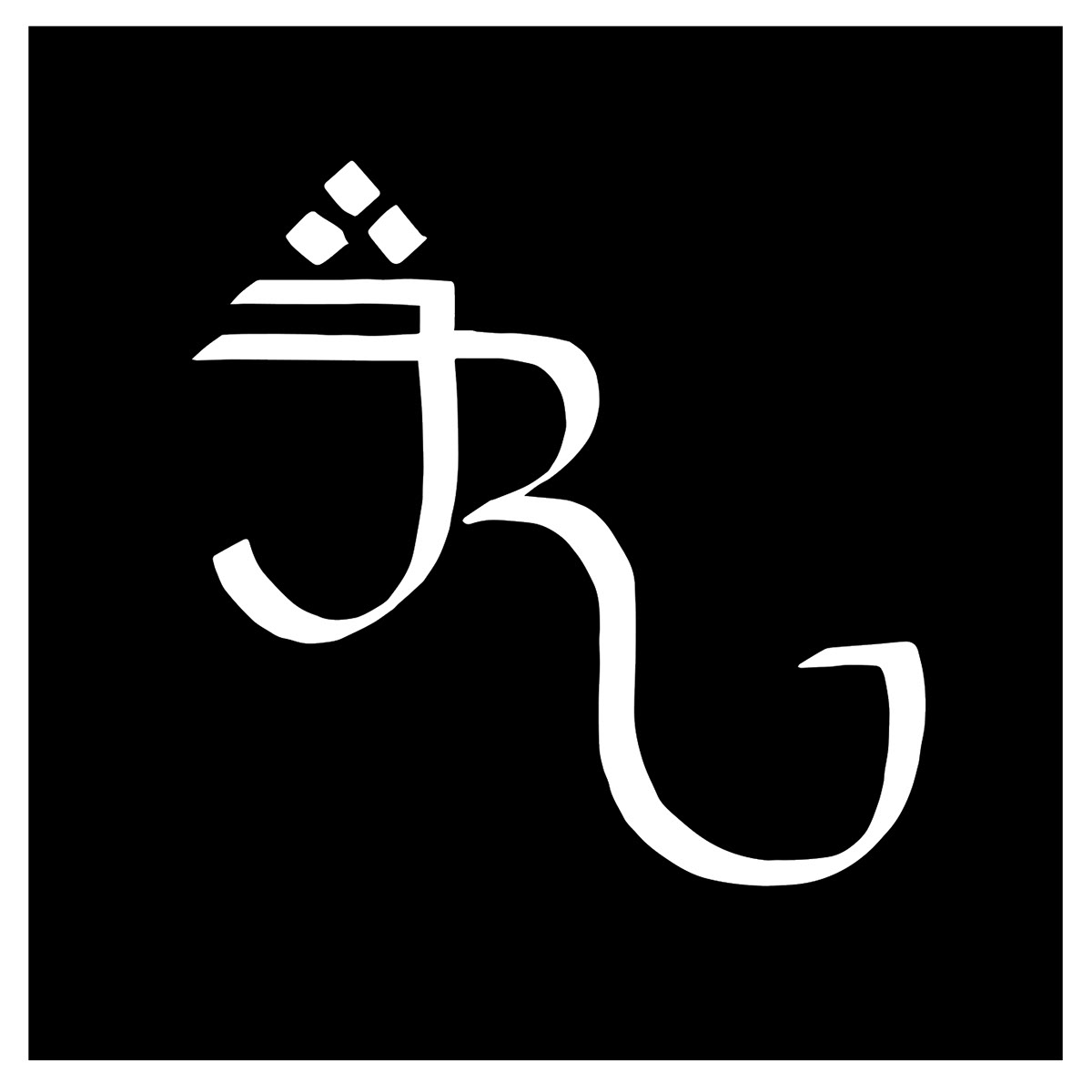 logo brand Jewellery blackandwhite typeograhy lettering jrg