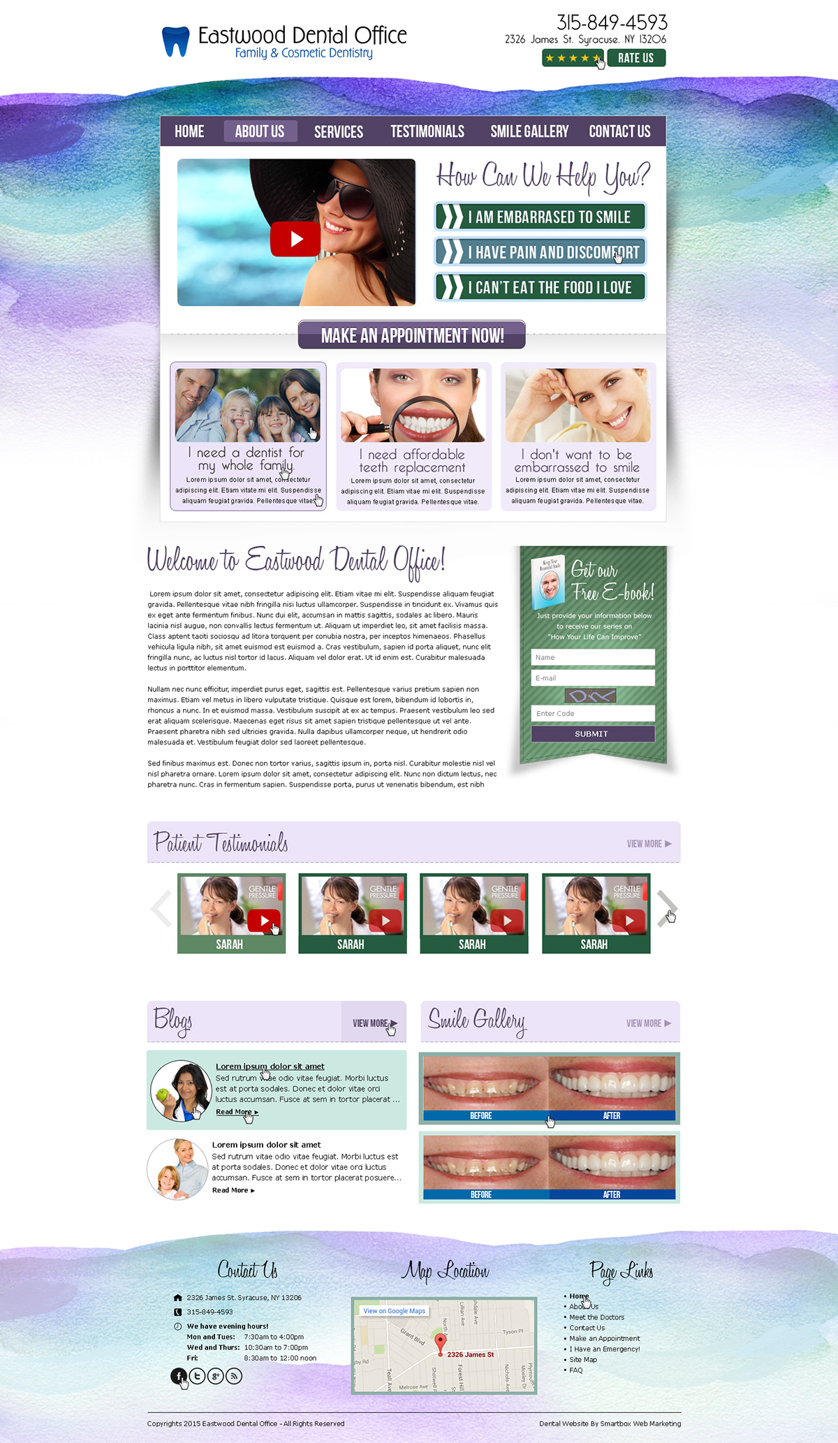 dental dentistry dentist Website art artist dental artist Web Responsive Webdesign
