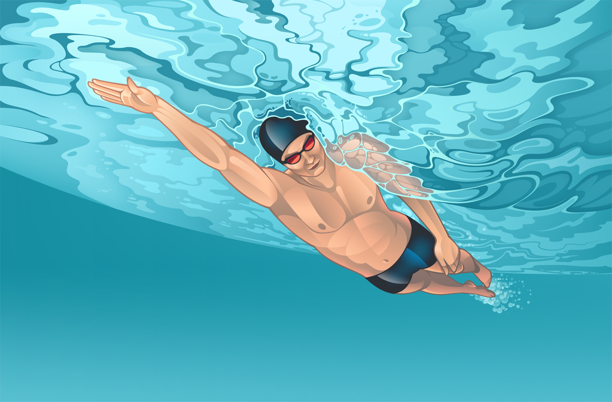 swimmer swim Professional Swimmer sport training water swimming swimming pool body superman