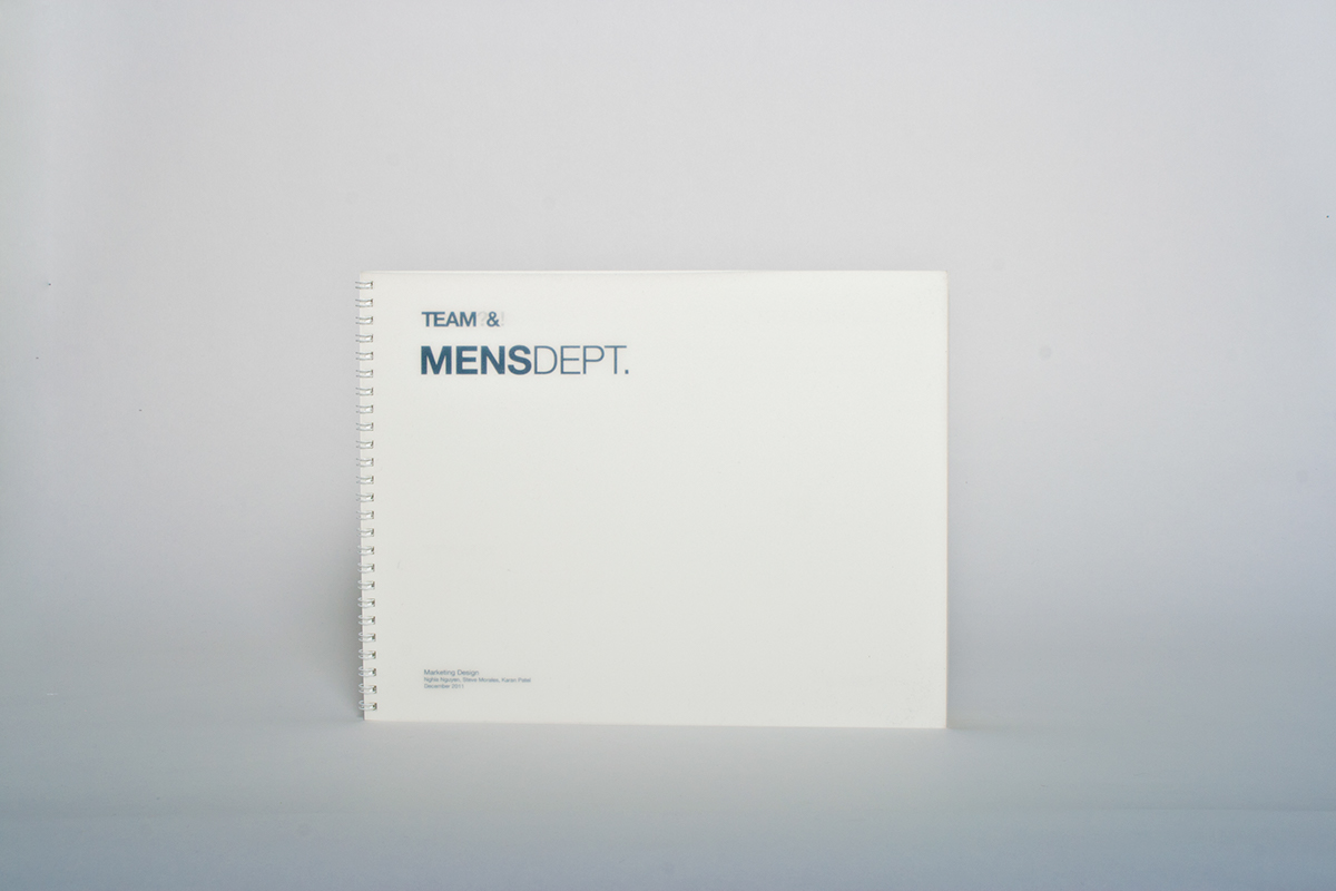 men Mensdept informational ad campaigns Booklet presentation grooming mens hair