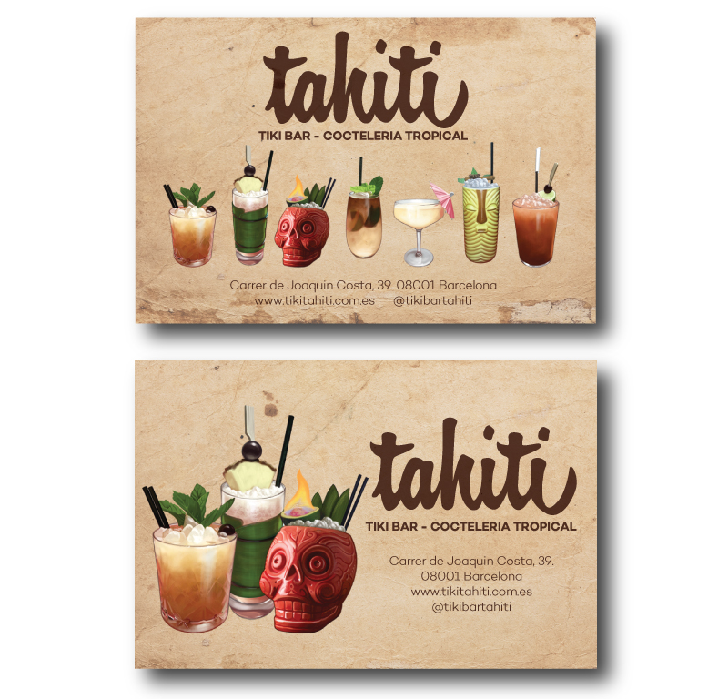 flyers business cards facebook graphic design menu drinks cocktail