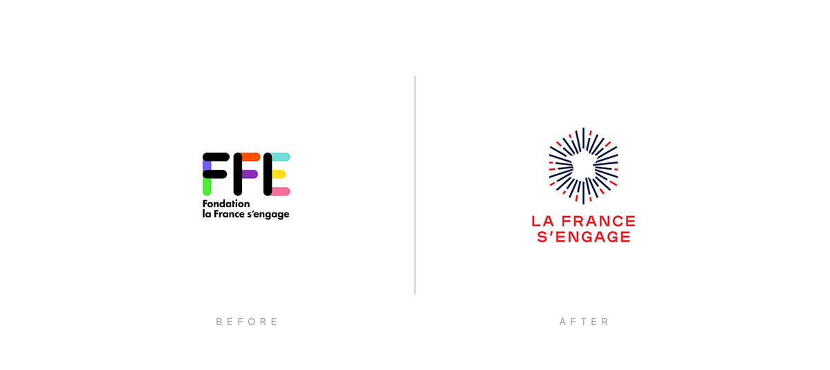 Association engage Fondation france identité visuelle logo marque social solidaire