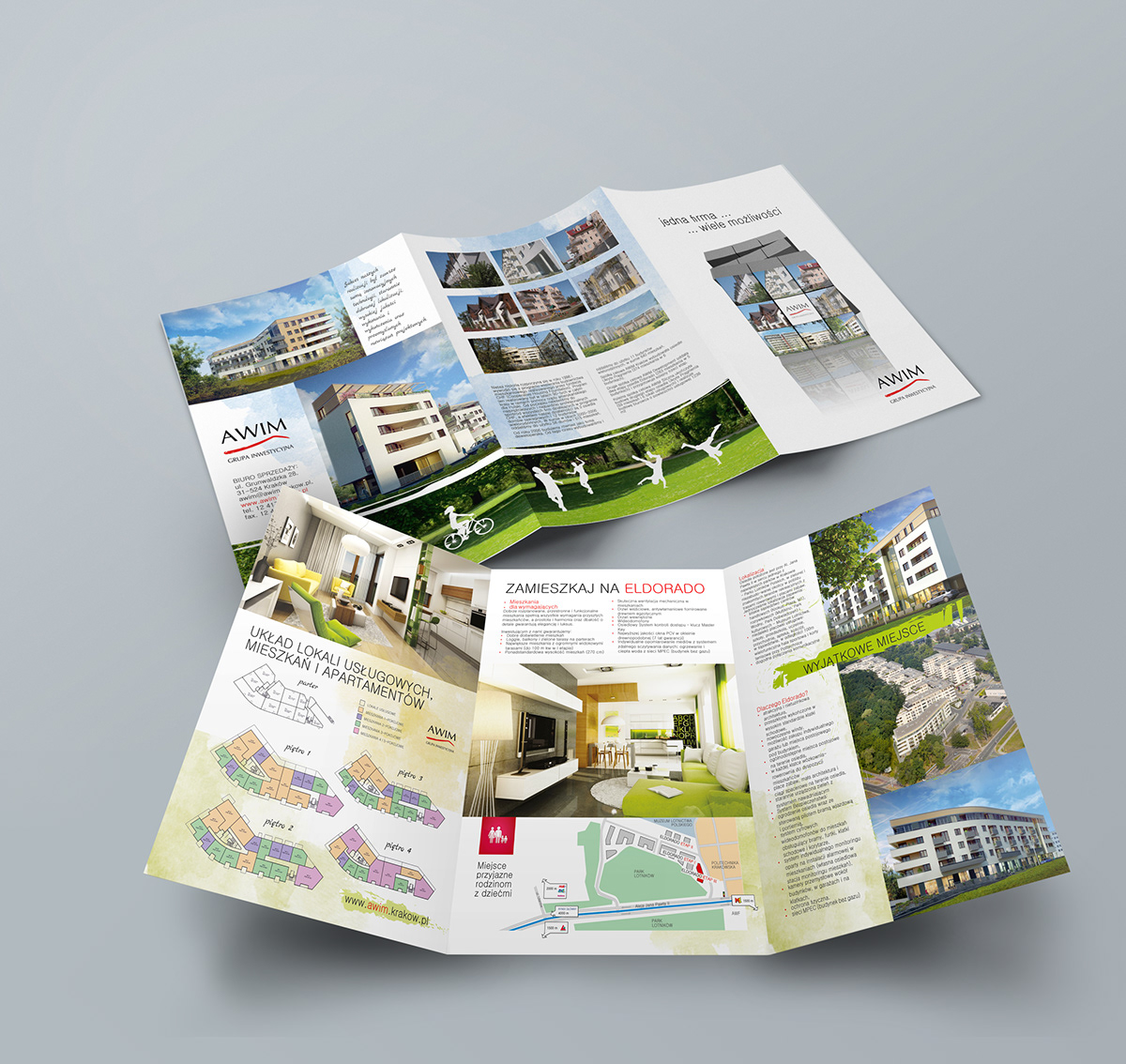 brochure developer graphic flyer Project design art industrial commercial presentation home sell