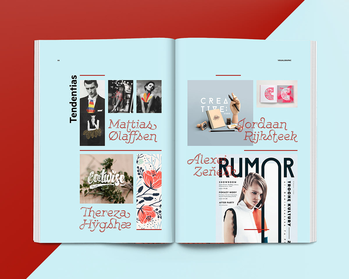 magazine paper tumblr Blog graphic design trends structure concept