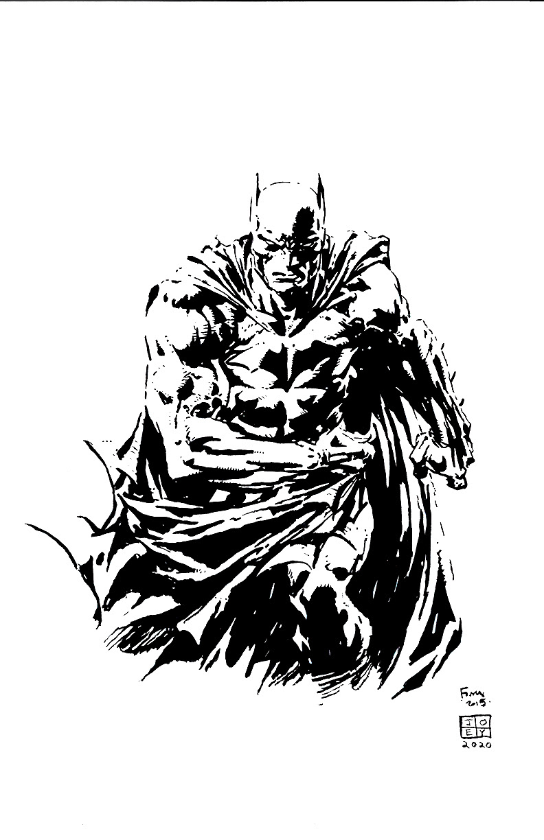 art artist batman comics David Finch ink inker inking inks Joe Porco
