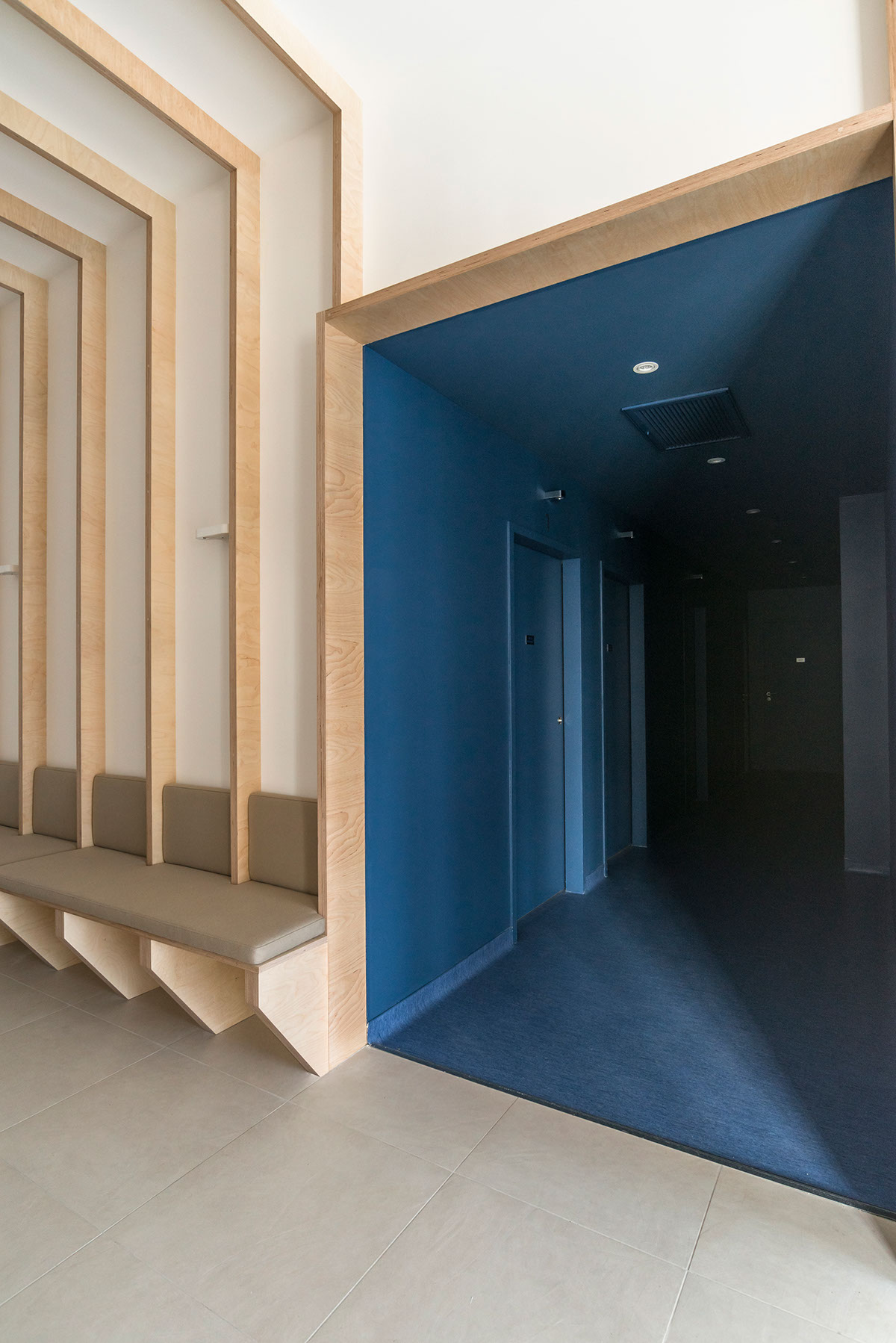 Analytical Laboratory Interior Architecture design furniture wood birch