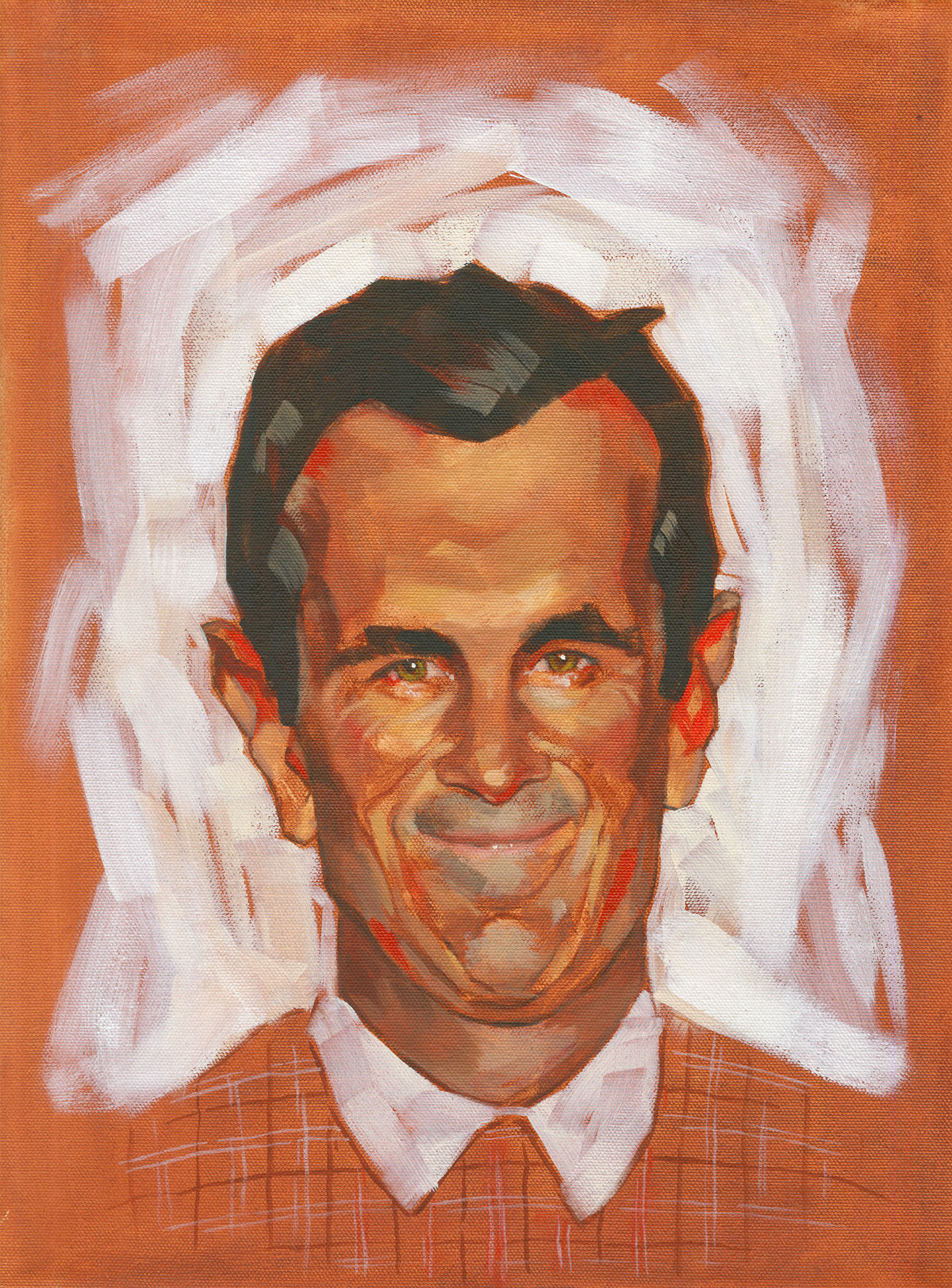 Modern Family funny humorous Oil Painting Phil Dunphy