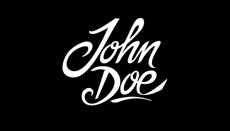 john doe blanco negro victorgarcia eligechose tipografia typography lettering calligraphy letters letters graphicdesign handtype black White lettering Style
