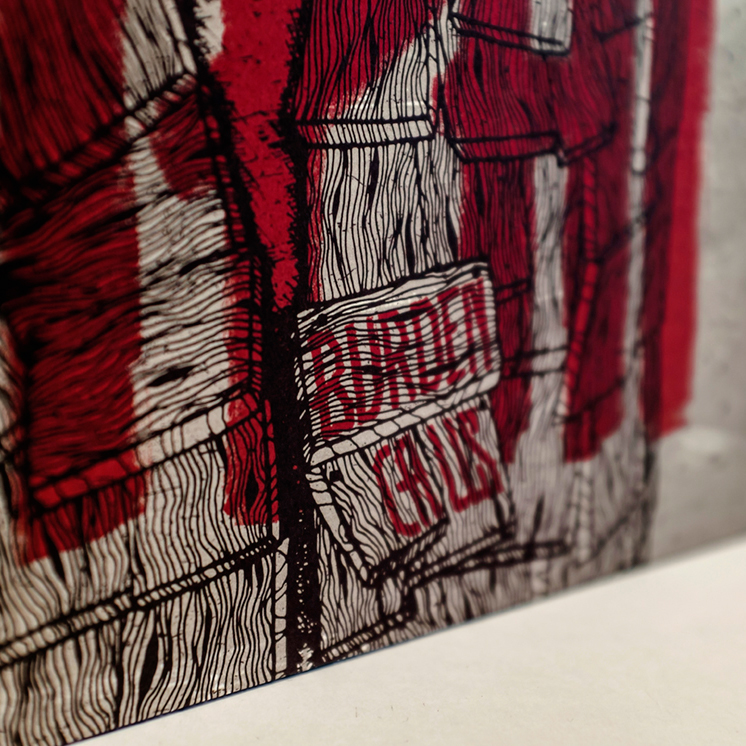 Adobe Portfolio Astpai artwork vinyl cd tape t-shirt line drawing hoodie Tote Bag Clear Vinyl red sand