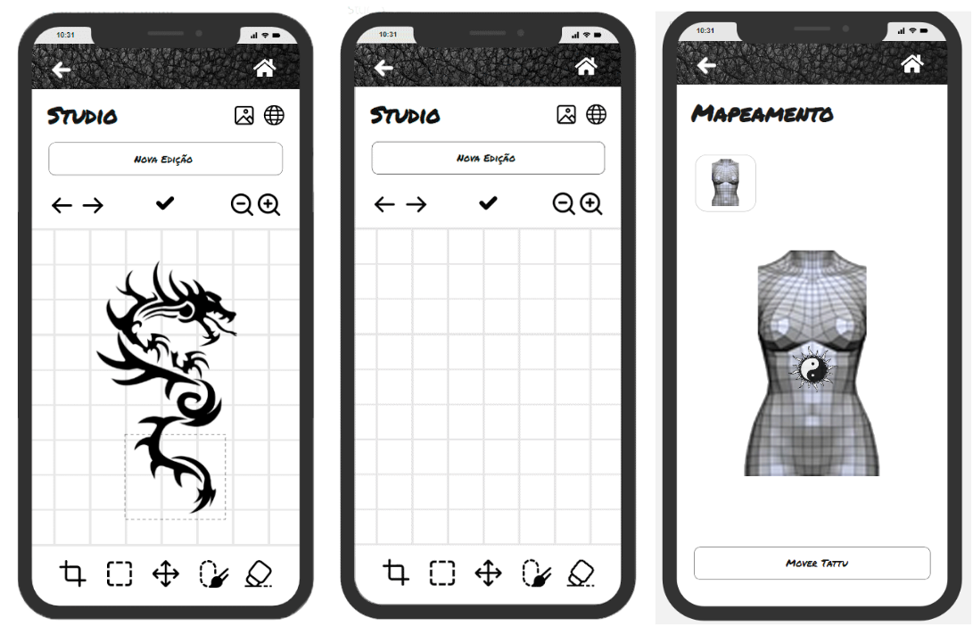 app app design design Drawing  flexible circuits tattoo Tatuagem